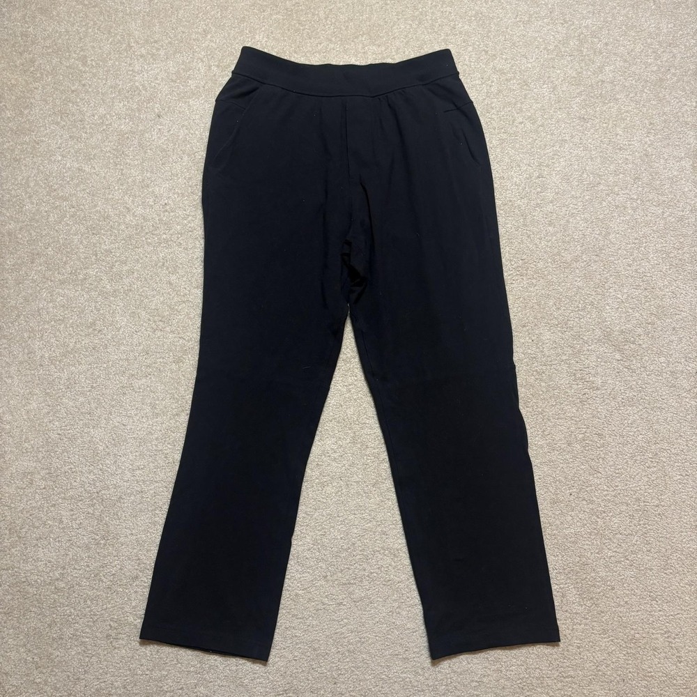 Lululemon Track Pants Mens Medium Black Elastic Waist Drawstring Lounge Gym